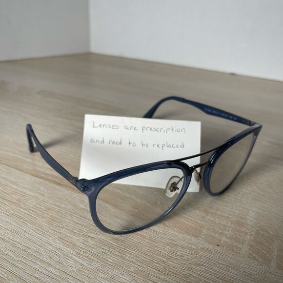 Ray-Ban RB4285 6303/11 Sunglasses Eyeglasses Blue FRAMES ONLY 55-20-145 Italy - Picture 1 of 8